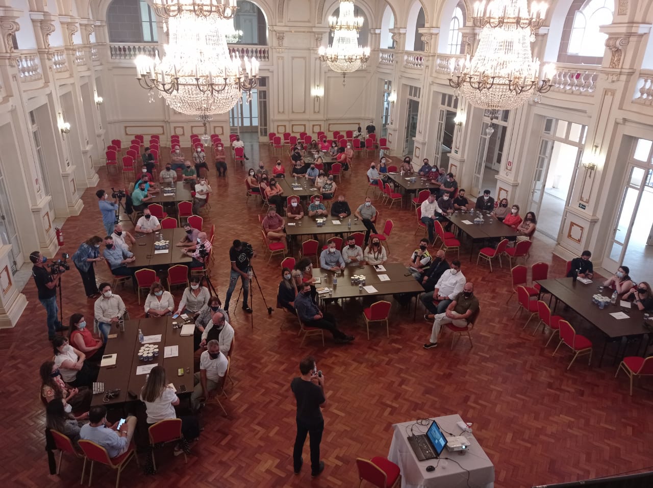 Encontro participativo de planejamento turístico com atores locais